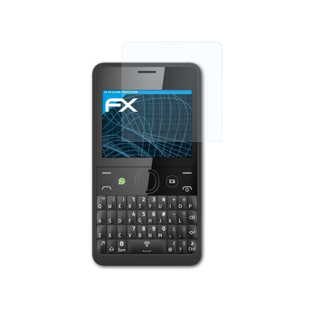 Asha ATFOLIX FX-Clear 210) Displayschutz(für Nokia 3x