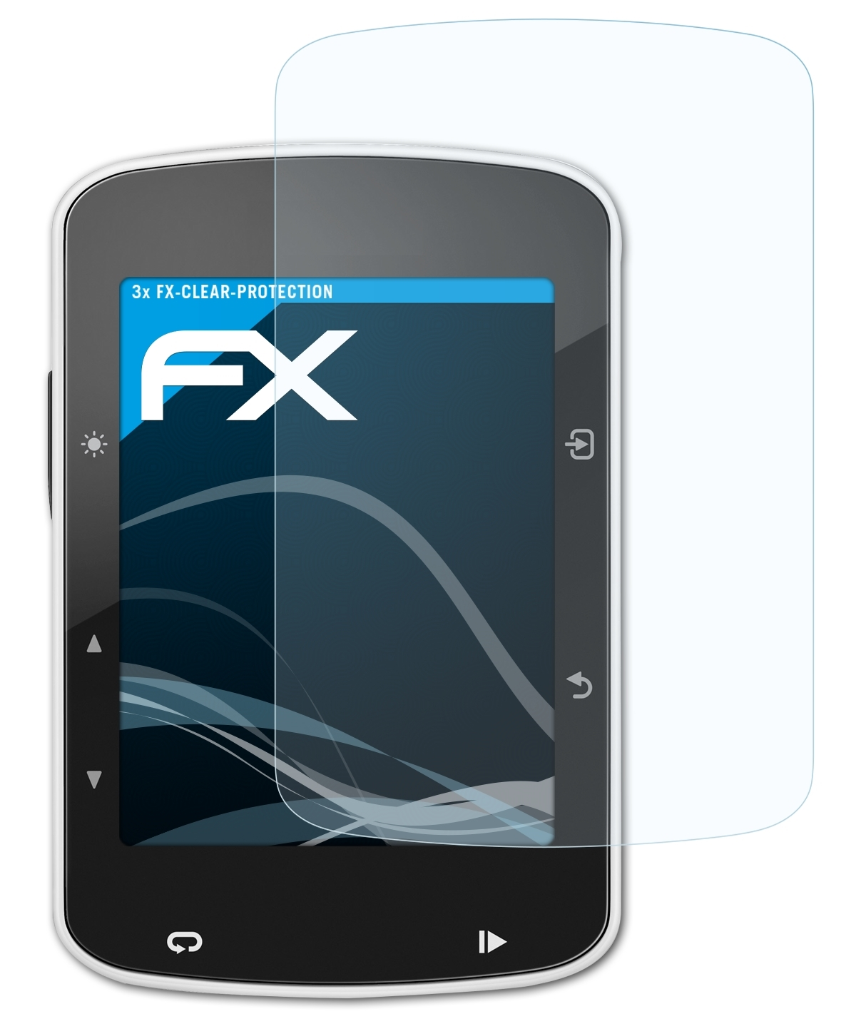 Garmin Edge ATFOLIX 3x FX-Clear 520) Displayschutz(für