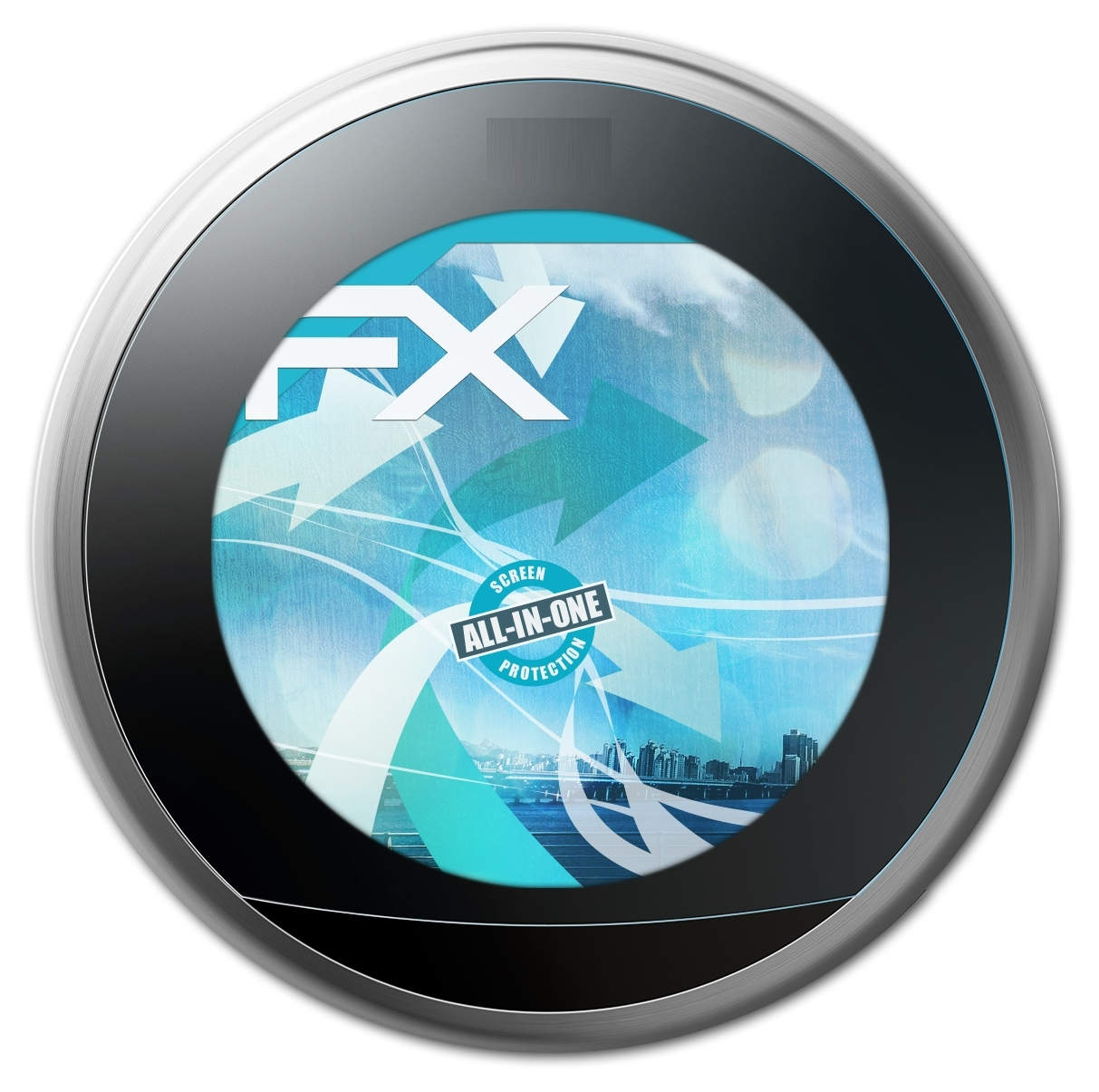 Displayschutz(für 2x ATFOLIX generation)) (3rd FX-ActiFleX Thermostat Nest