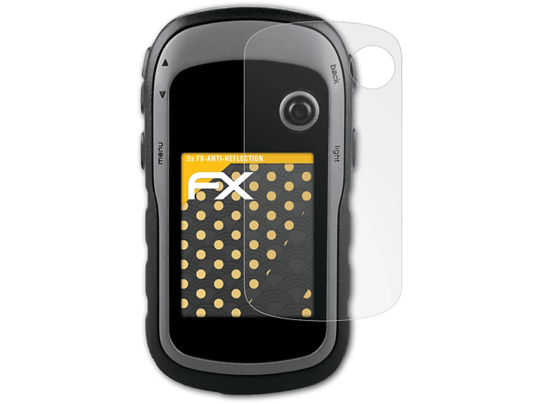 ATFOLIX 3x FX-Antireflex Displayschutz(für Garmin Etrex 20x/30x)