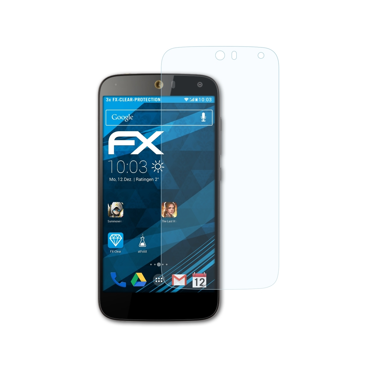 3x Displayschutz(für Acer FX-Clear Liquid ATFOLIX Z630)