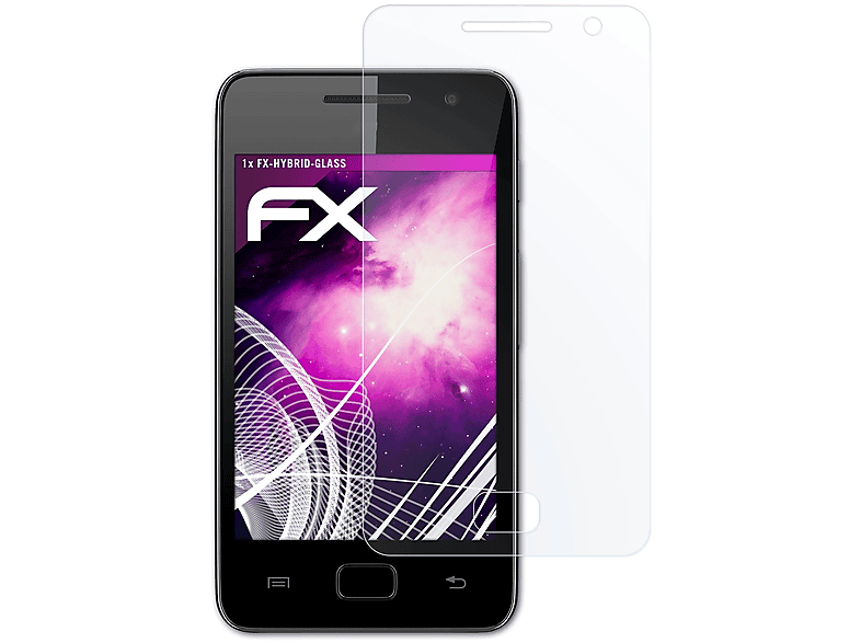 ATFOLIX FX-Hybrid-Glass Schutzglas(für Samsung Galaxy S WiFi 3.6)