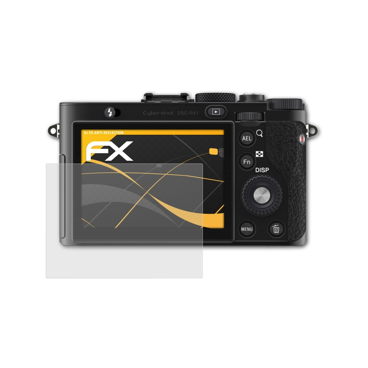 DSC-RX1R) FX-Antireflex 3x Displayschutz(für Sony ATFOLIX