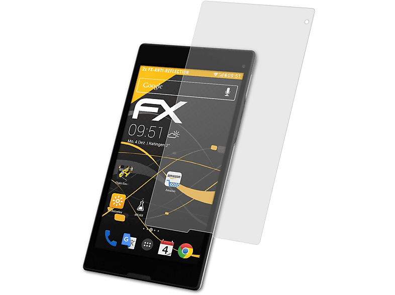 Displayschutz(für FX-Antireflex P8312) 2x LIFETAB ATFOLIX Medion