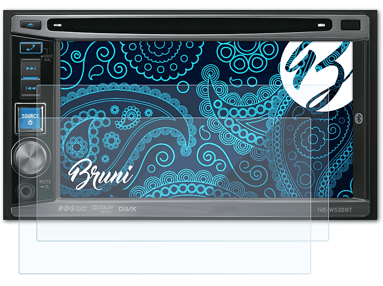 IVE-W530BT) Basics-Clear BRUNI Schutzfolie(für Alpine 2x