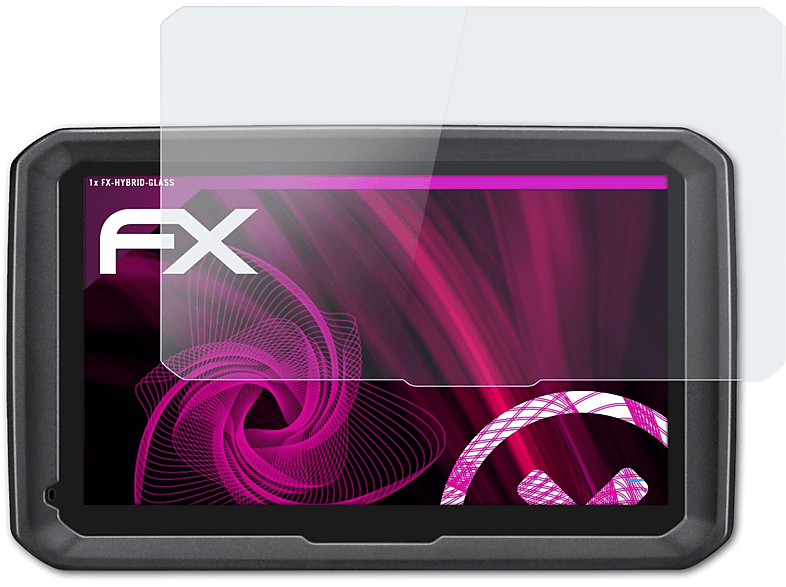 ATFOLIX FX-Hybrid-Glass 570LMT-D) dezl Garmin Schutzglas(für