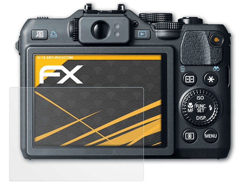 ATFOLIX 3x FX-Antireflex Displayschutz(für Canon PowerShot G15)