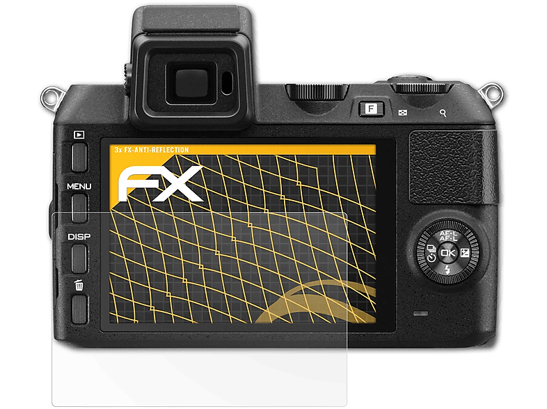 ATFOLIX Nikon Displayschutz(für V2) FX-Antireflex 3x 1