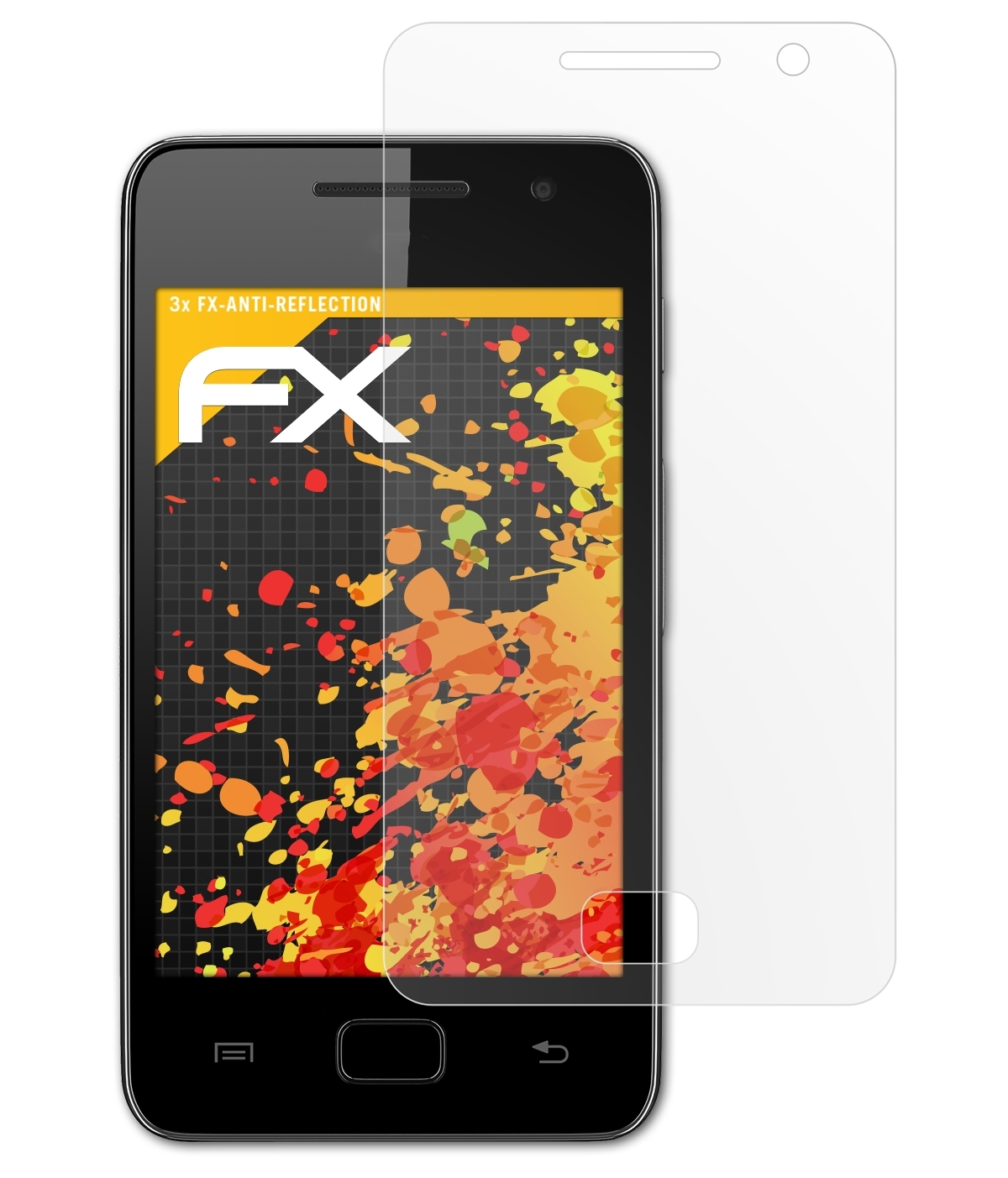 ATFOLIX 3x FX-Antireflex Displayschutz(für S Samsung WiFi 3.6) Galaxy