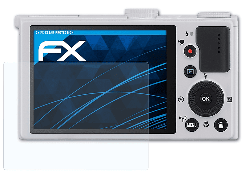 ATFOLIX 3x FX-Clear Displayschutz(für Nikon P340) Coolpix