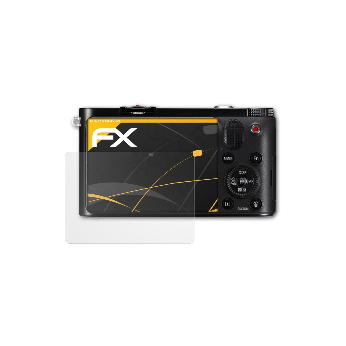 NX1000) 3x Displayschutz(für ATFOLIX FX-Antireflex Samsung