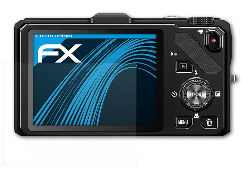 3x ATFOLIX S9300) Nikon FX-Clear Coolpix Displayschutz(für