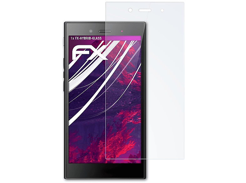 Blackberry ATFOLIX FX-Hybrid-Glass Z3) Schutzglas(für