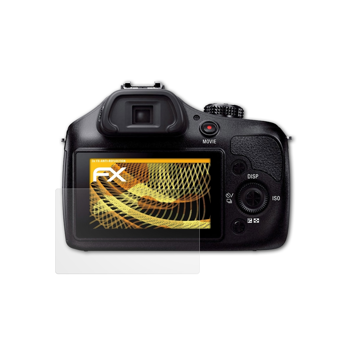 ATFOLIX 3x Sony FX-Antireflex (ILCE-3000)) Alpha Displayschutz(für a3000