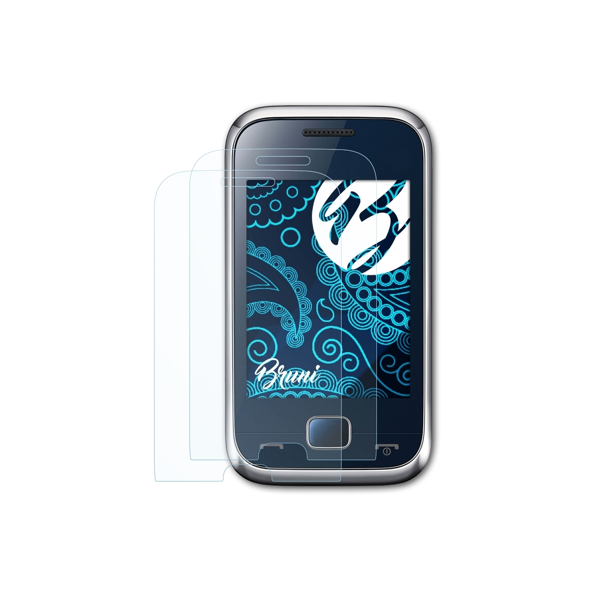 Samsung 60 (GT-C3312R)) Schutzfolie(für BRUNI 2x Basics-Clear Rex