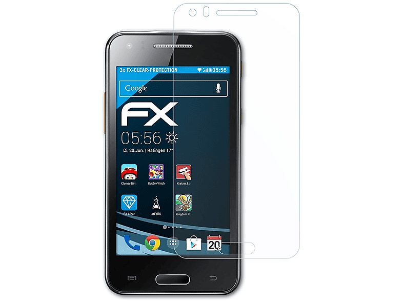 ATFOLIX Samsung FX-Clear 3x Beam) Galaxy Displayschutz(für