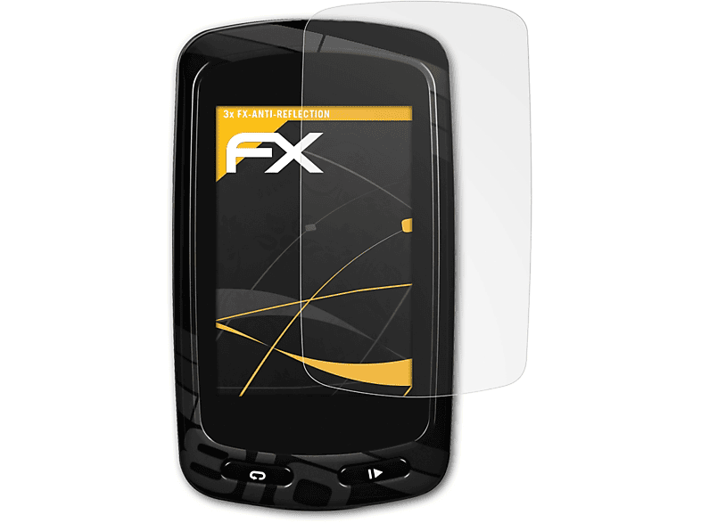 810) ATFOLIX Displayschutz(für Garmin Edge 3x FX-Antireflex