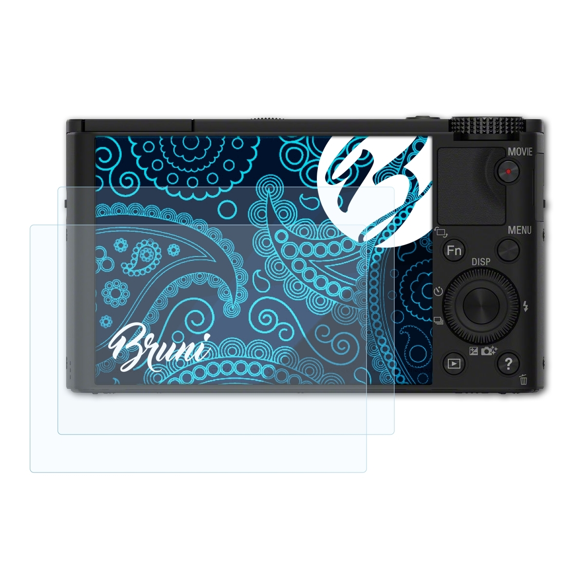 Sony BRUNI III) Basics-Clear Schutzfolie(für 2x DSC-RX100