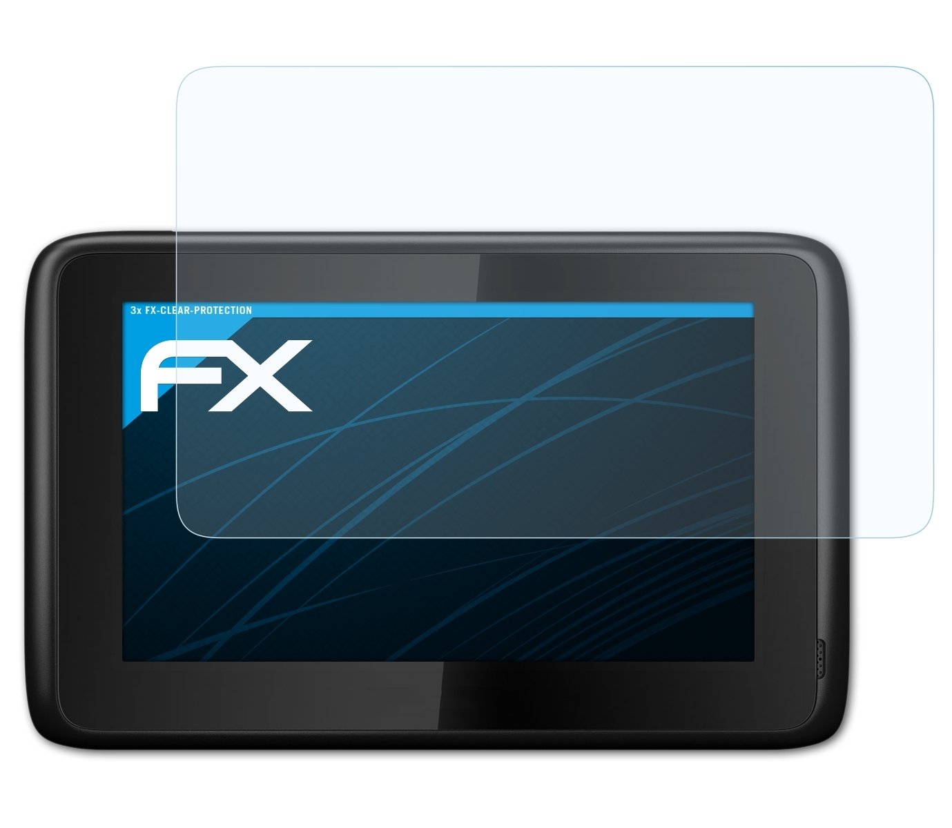 ATFOLIX PRO FX-Clear Displayschutz(für TomTom 7150) 3x