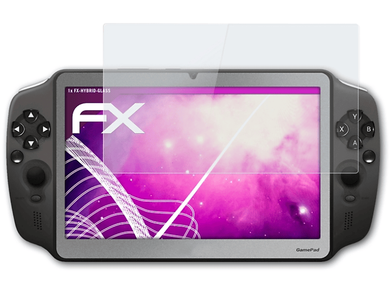 ATFOLIX GamePad FX-Hybrid-Glass Schutzglas(für Archos (A70GP))
