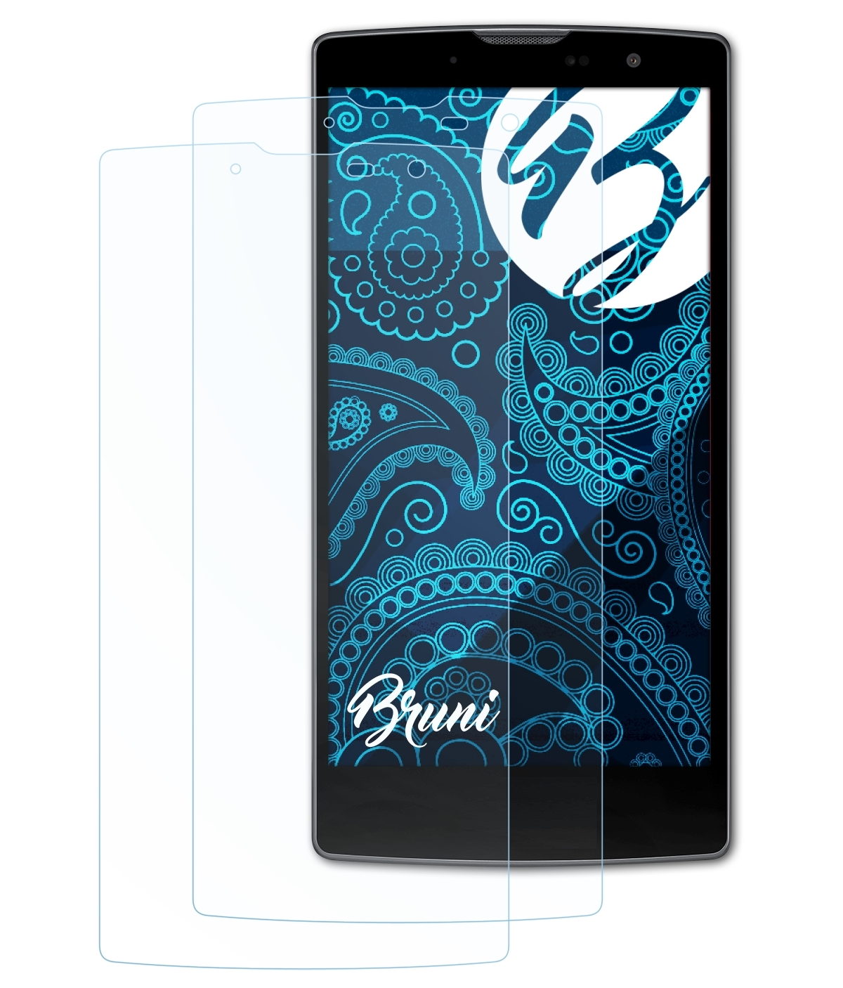 BRUNI 2x Basics-Clear Schutzfolie(für LG Magna)