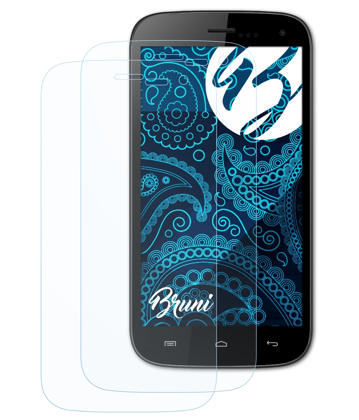 Wiko Schutzfolie(für 2x Basics-Clear Darknight) BRUNI