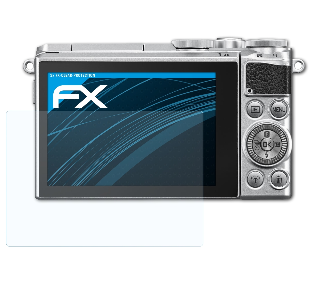 ATFOLIX 3x FX-Clear Displayschutz(für J5) Nikon 1