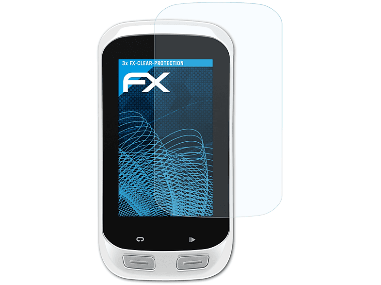 ATFOLIX 3x FX-Clear Displayschutz(für Garmin Edge Explore 1000)