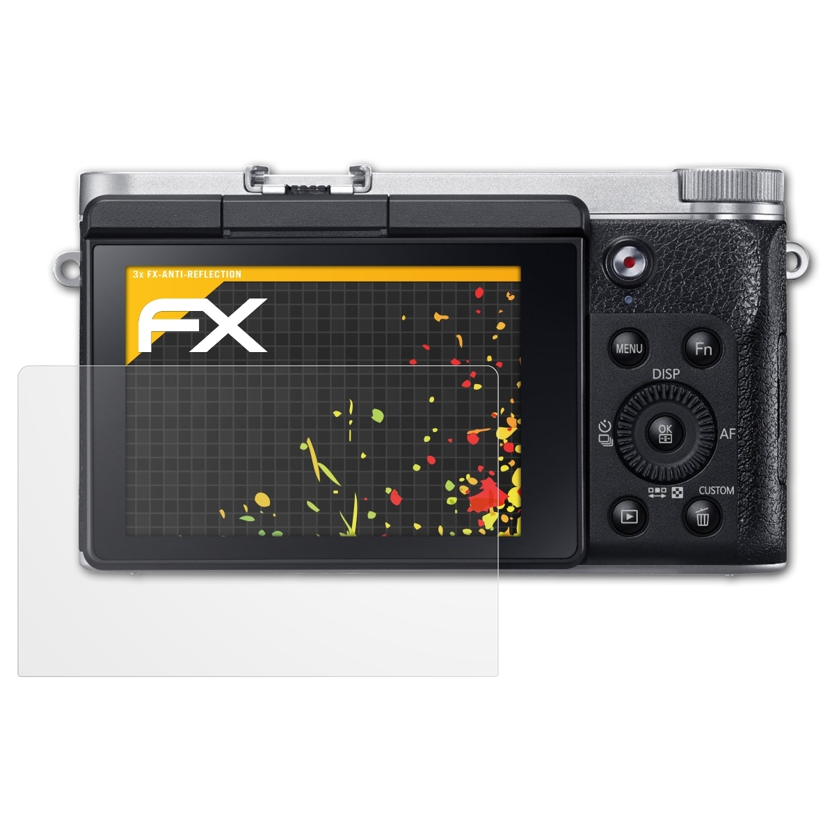 Samsung NX3000) ATFOLIX 3x FX-Antireflex Displayschutz(für