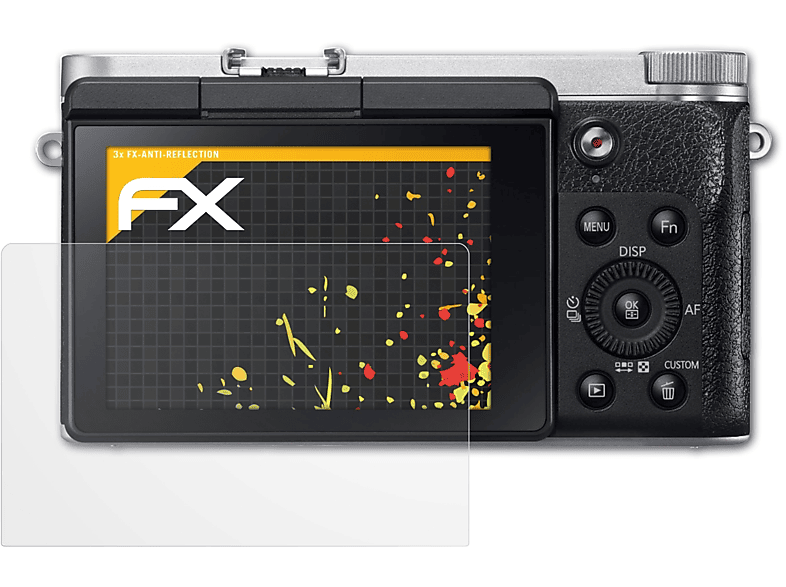 ATFOLIX 3x FX-Antireflex Displayschutz(für Samsung NX3000)