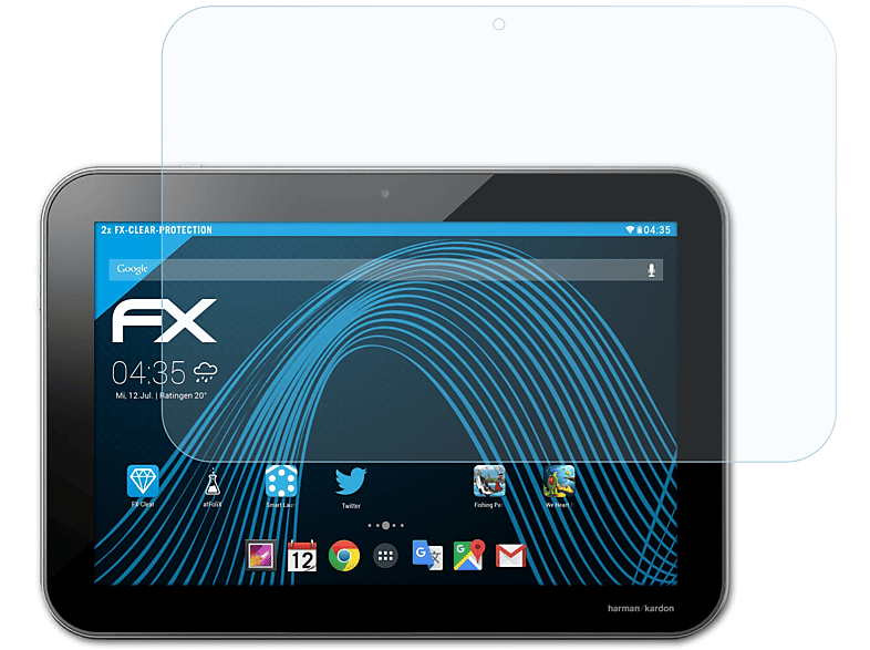 ATFOLIX 2x FX-Clear Displayschutz(für Toshiba Excite Write)