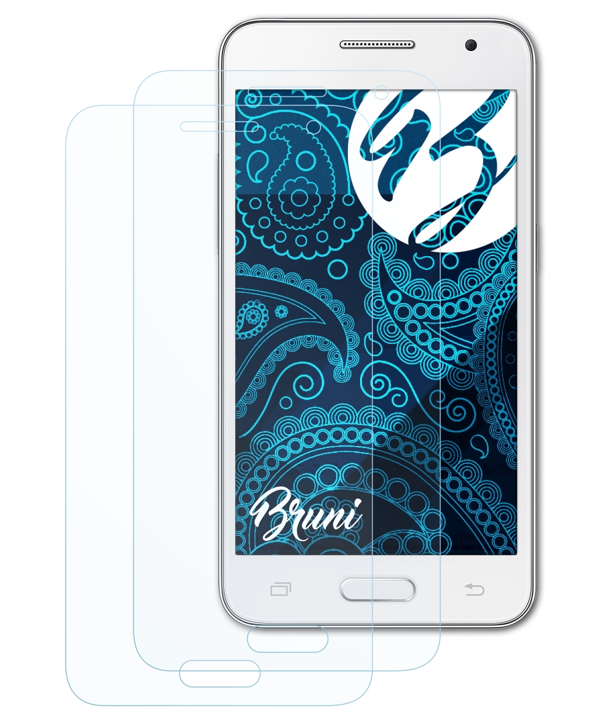 BRUNI Core 2x Schutzfolie(für Galaxy 2) Basics-Clear Samsung
