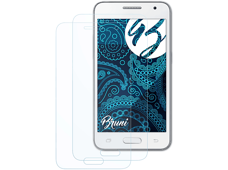 BRUNI Core 2x Schutzfolie(für Galaxy 2) Basics-Clear Samsung