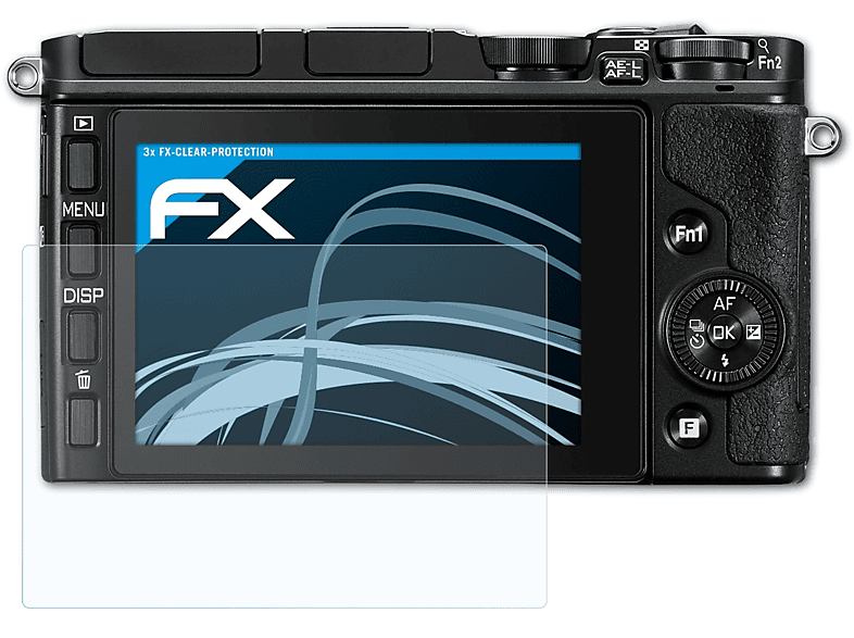 ATFOLIX 3x FX-Clear Displayschutz(für Nikon 1 V3)