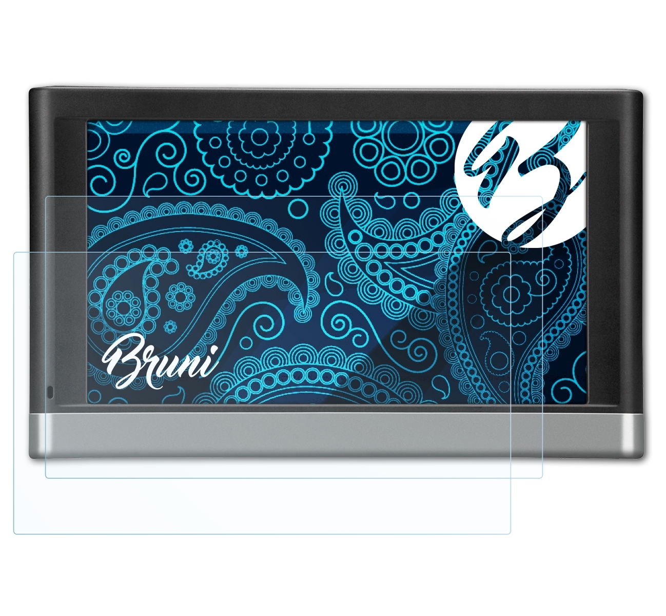 BRUNI 2x Basics-Clear Schutzfolie(für 2598) nüvi Garmin