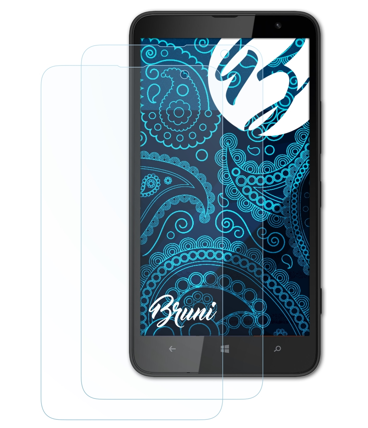 Lumia Nokia BRUNI Basics-Clear 2x Schutzfolie(für 1320)