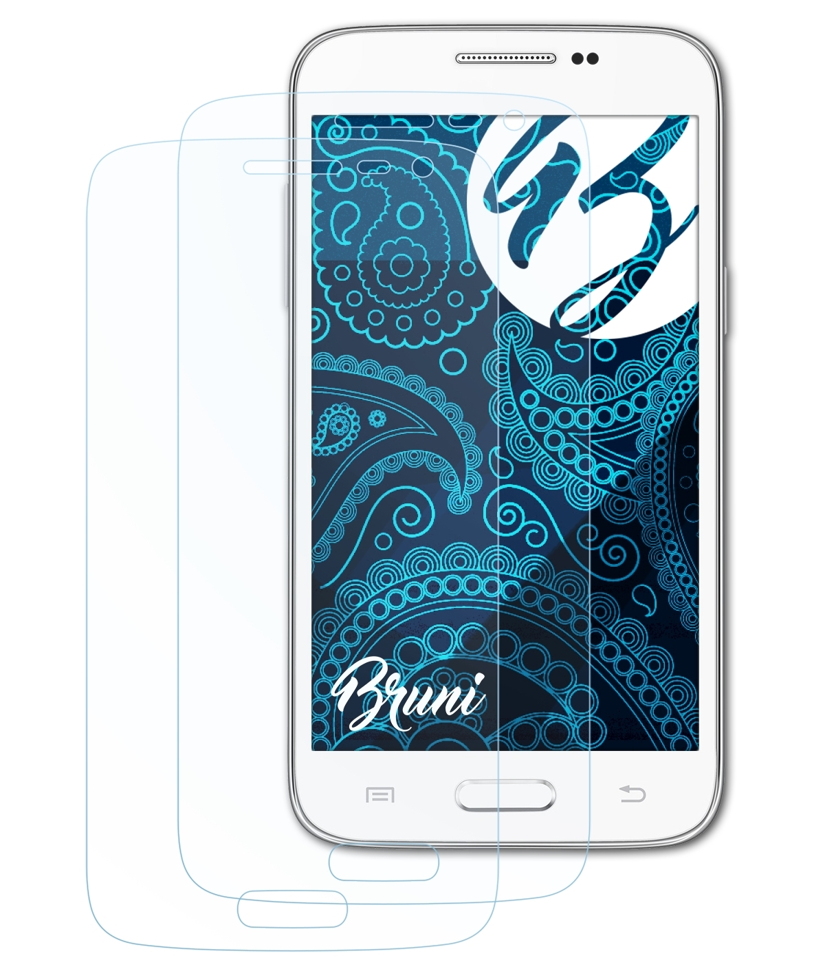 2x Schutzfolie(für Core Basics-Clear Galaxy Samsung BRUNI LTE) Lite