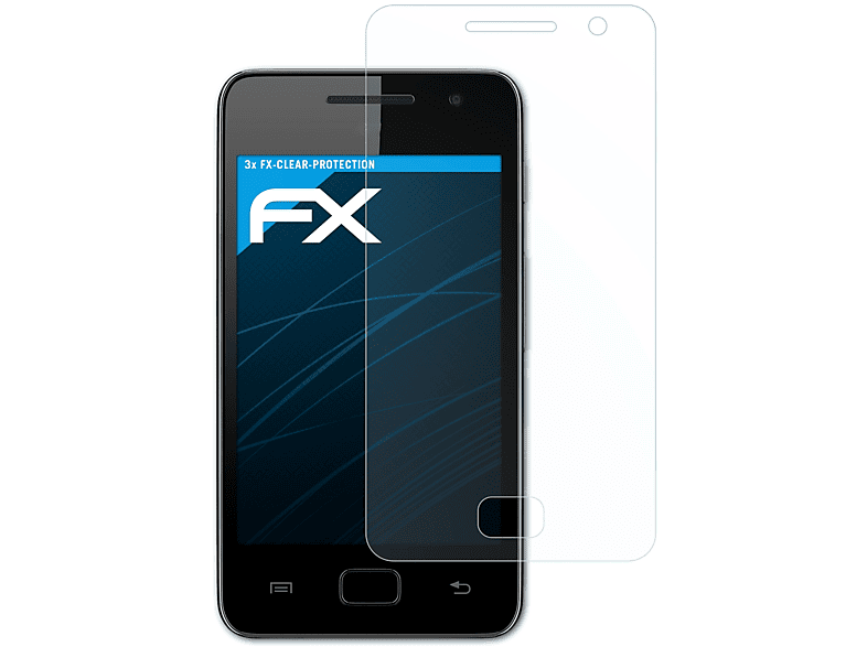 ATFOLIX 3x FX-Clear Displayschutz(für Samsung Galaxy S WiFi 3.6)