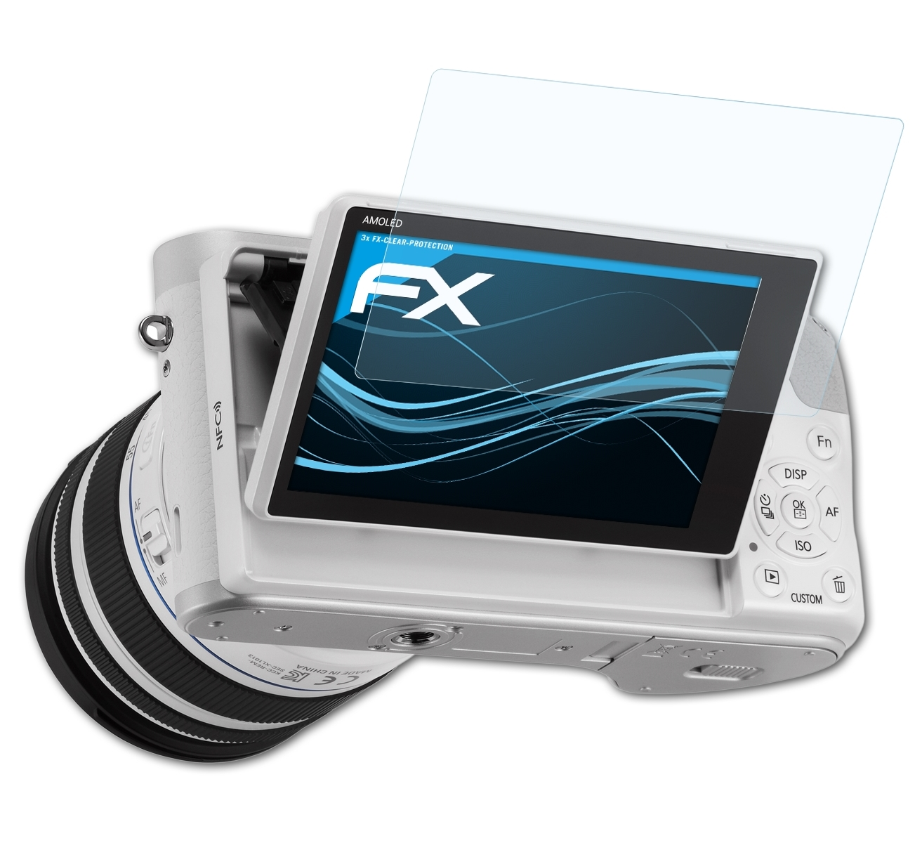 NX300M) ATFOLIX Displayschutz(für FX-Clear 3x Samsung