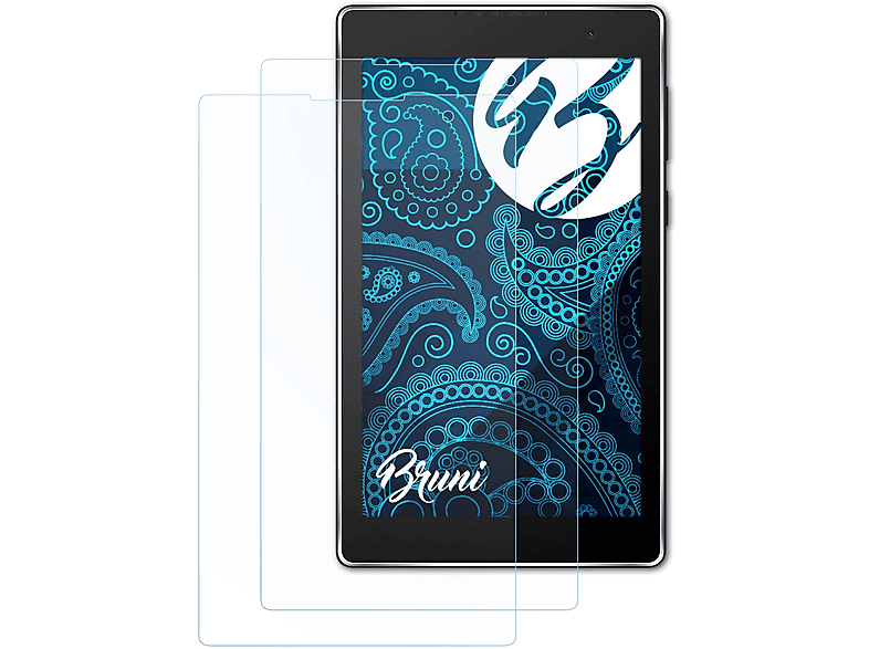 BRUNI 2x Basics-Clear Schutzfolie(für 7.0 ZenPad (Z170CG)) Asus C