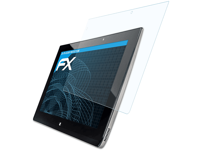 ATFOLIX 2x FX-Clear Displayschutz(für Medion AKOYA P2212T (MD99360)) | Tabletschutzfolien