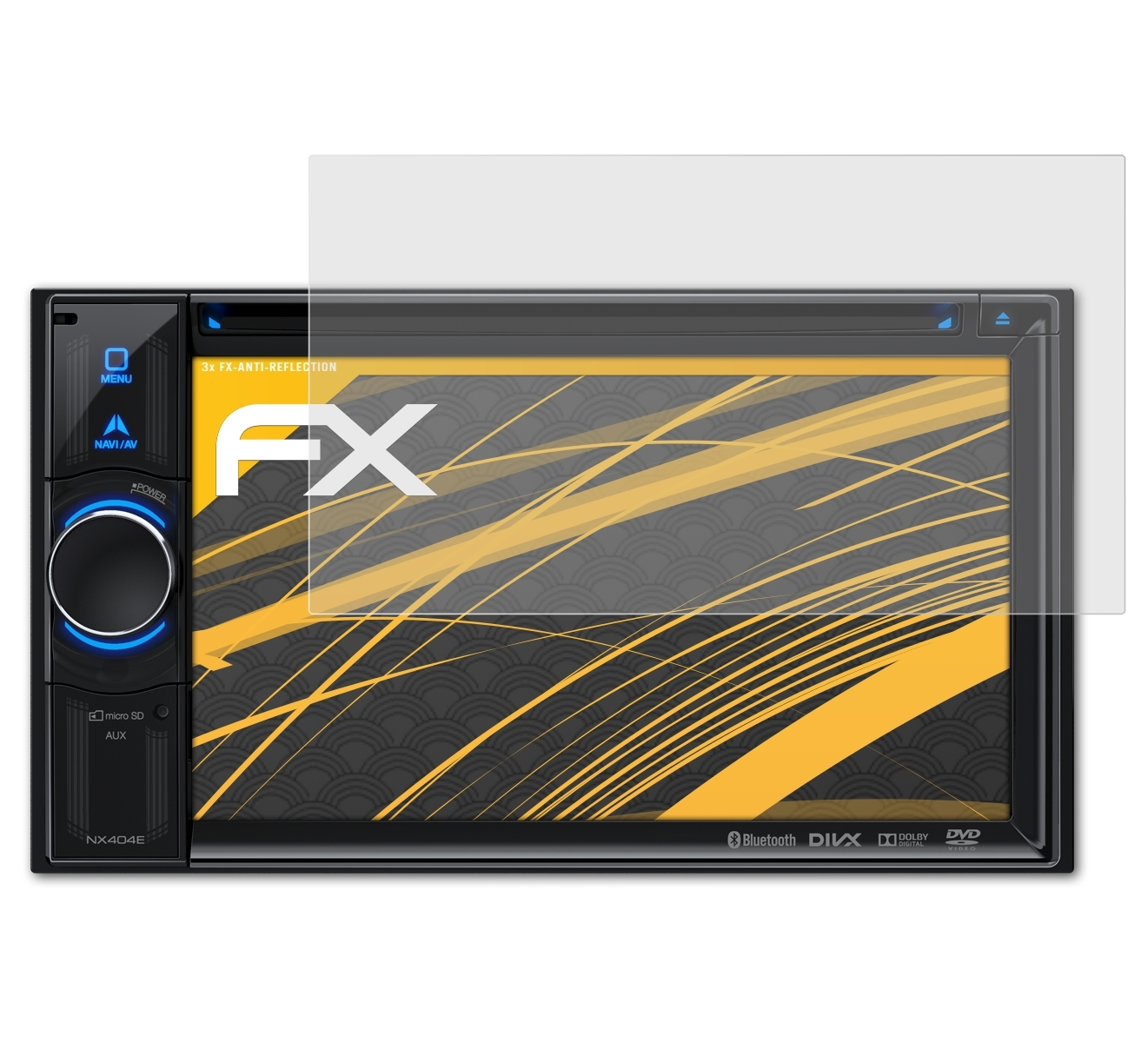 ATFOLIX 3x Displayschutz(für NX404E) FX-Antireflex Clarion