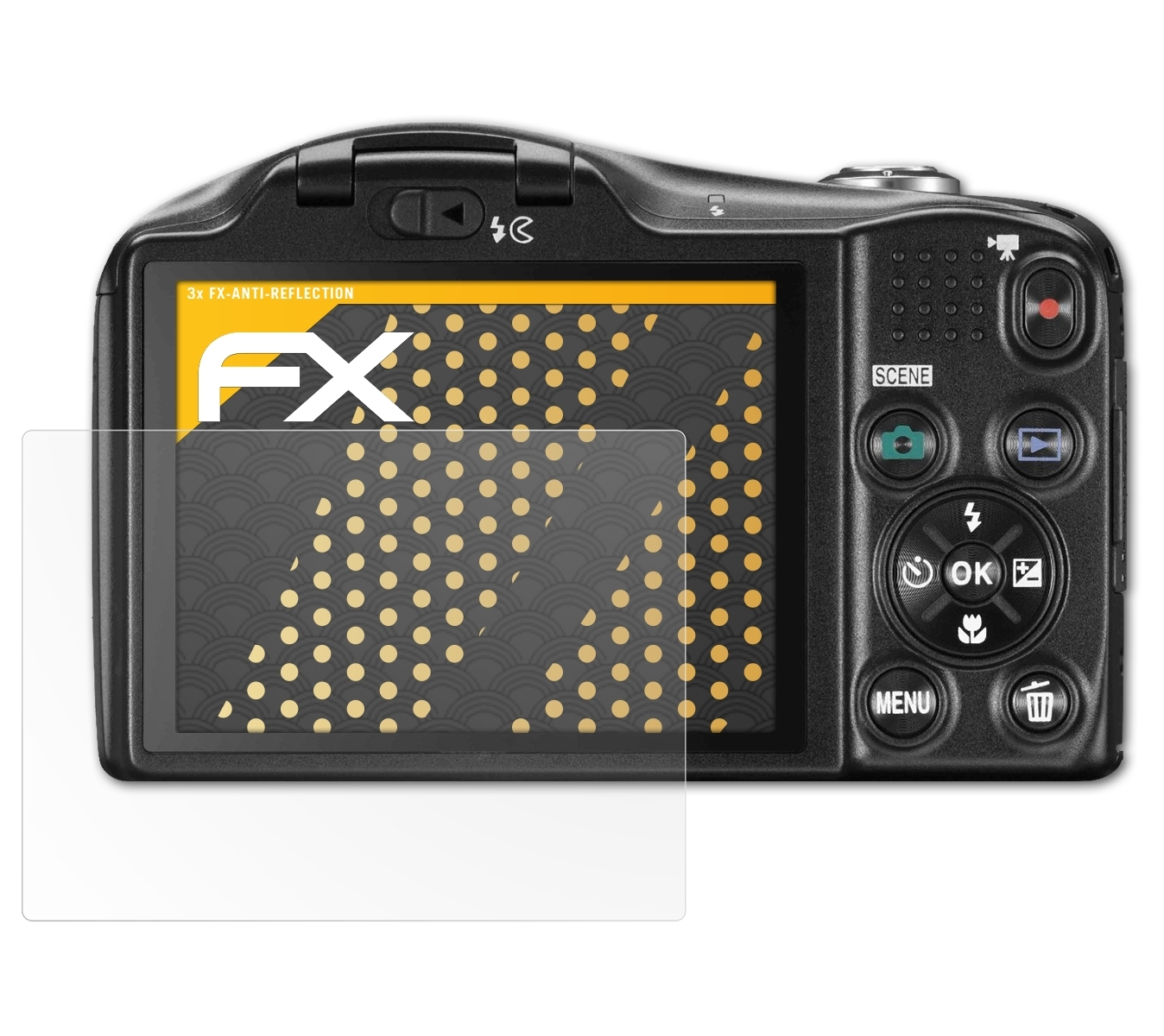ATFOLIX 3x Nikon L610) Displayschutz(für Coolpix FX-Antireflex