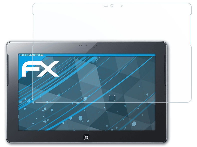 ATFOLIX 2x FX-Clear Displayschutz(für Samsung Ativ Tab (10.1 Inch GT-P8510))