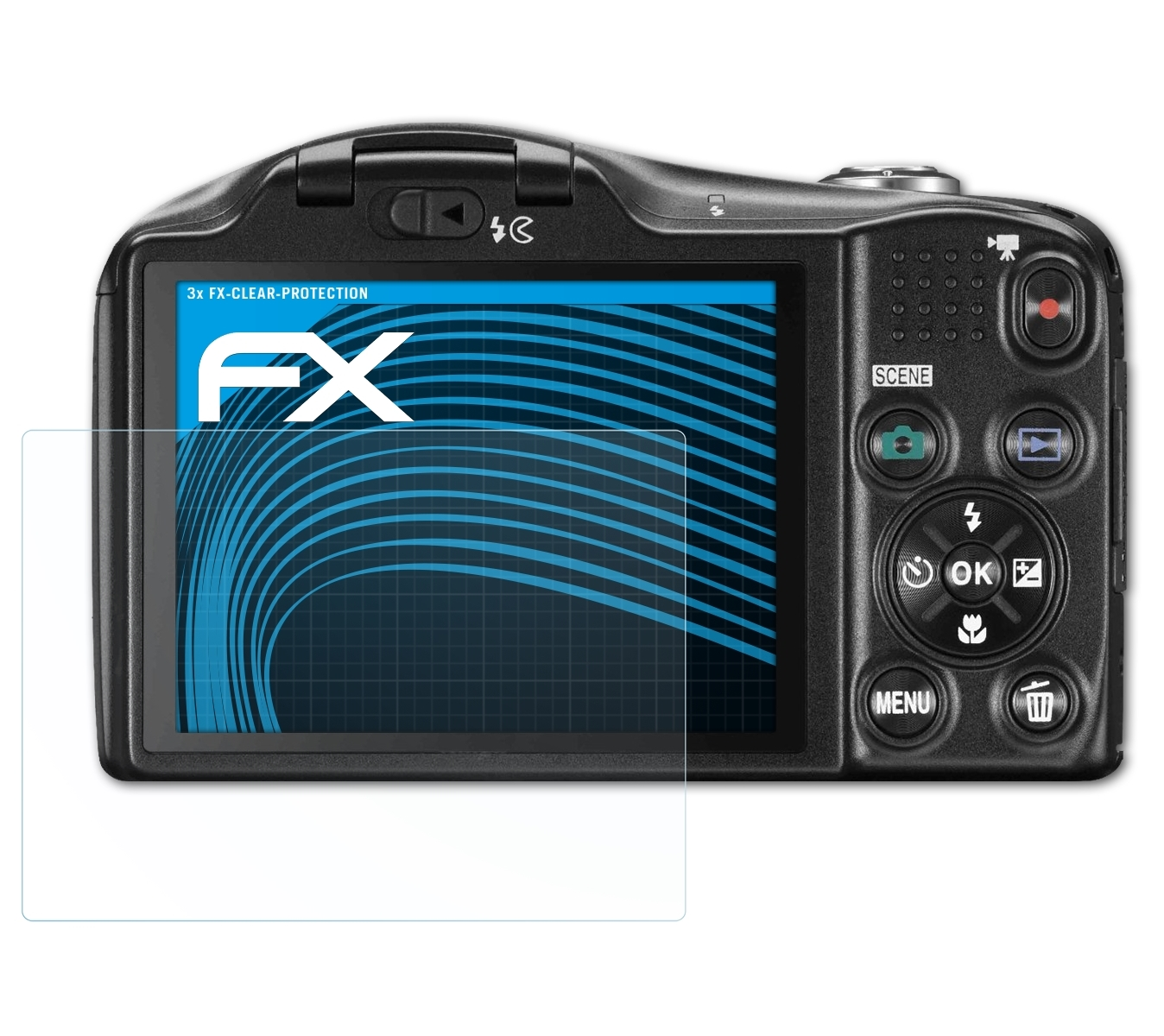 ATFOLIX 3x FX-Clear Displayschutz(für Nikon L610) Coolpix