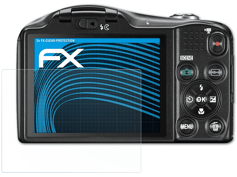 ATFOLIX 3x Displayschutz(für Coolpix FX-Clear Nikon L610)