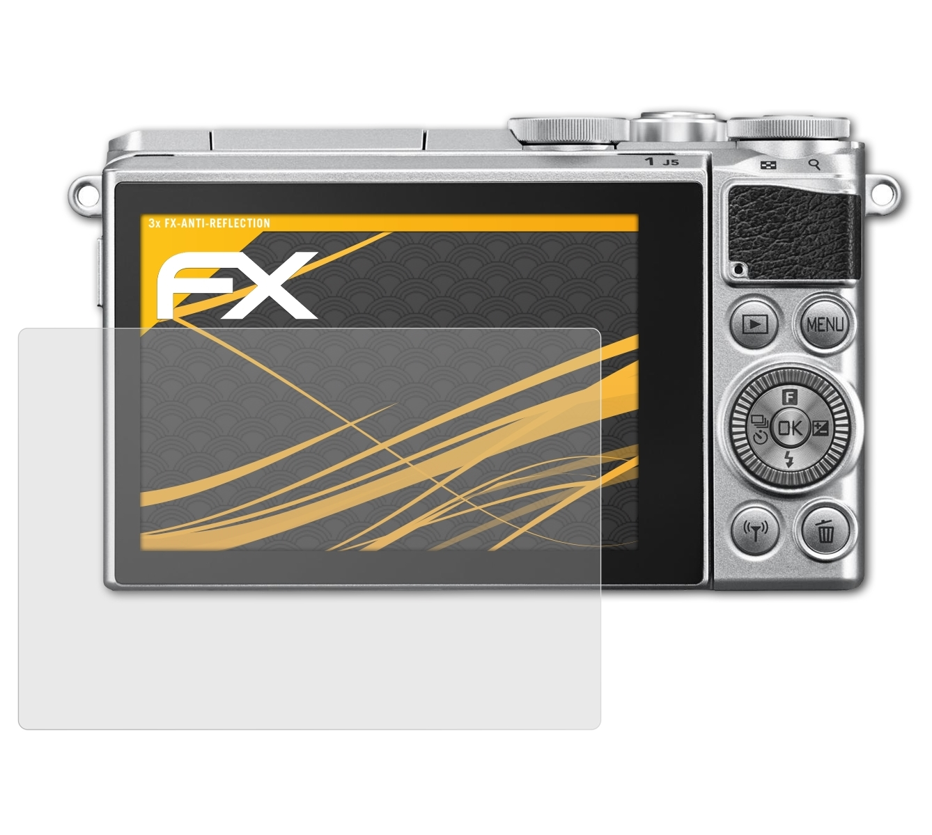 ATFOLIX 3x FX-Antireflex Nikon J5) Displayschutz(für 1