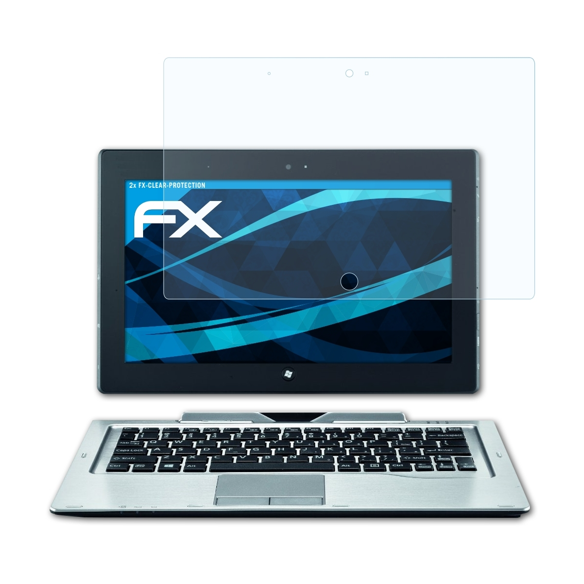 Fujitsu FX-Clear 2x Q702) Displayschutz(für ATFOLIX Stylistic