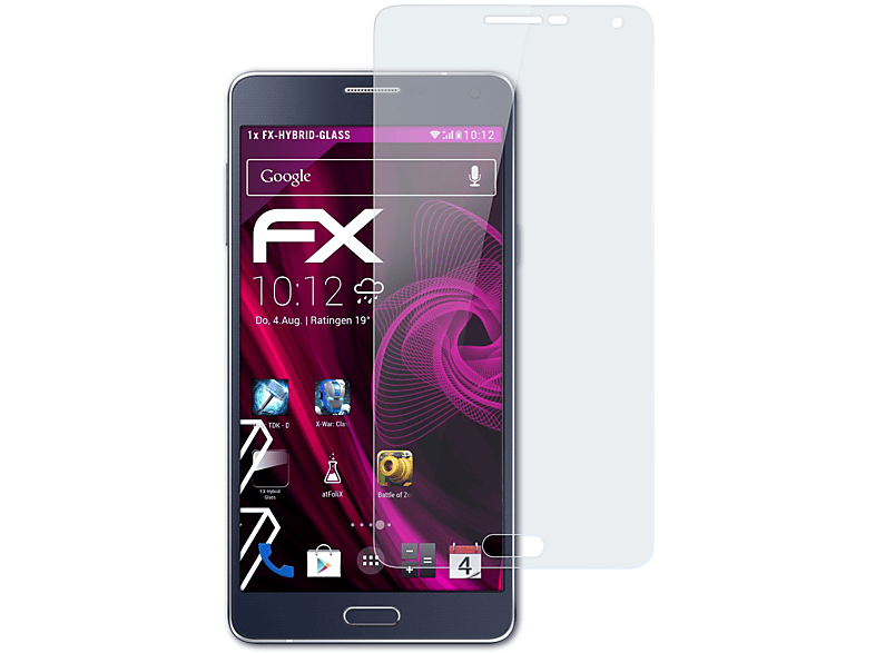 A7 FX-Hybrid-Glass Samsung Galaxy Schutzglas(für ATFOLIX (2015))