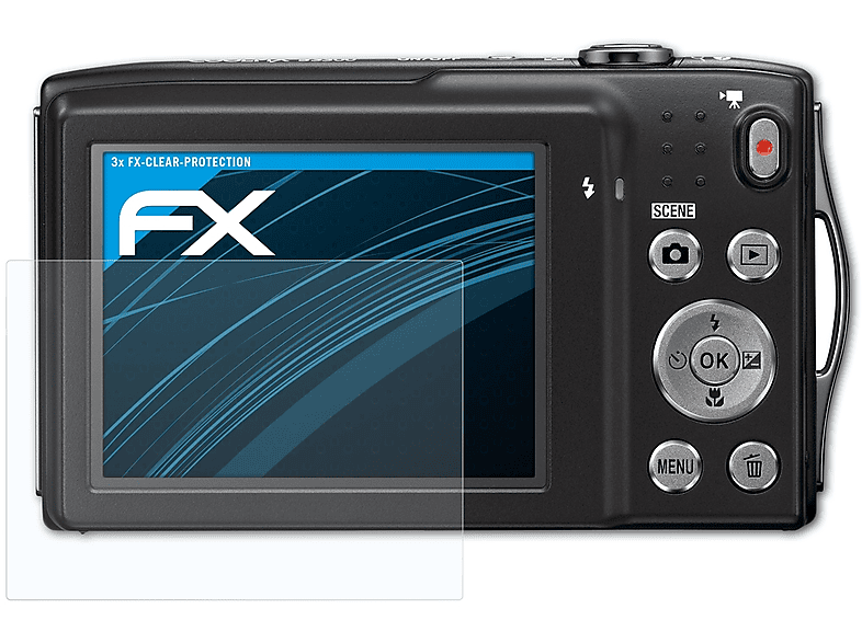 ATFOLIX FX-Clear Displayschutz(für Nikon S3300) Coolpix 3x